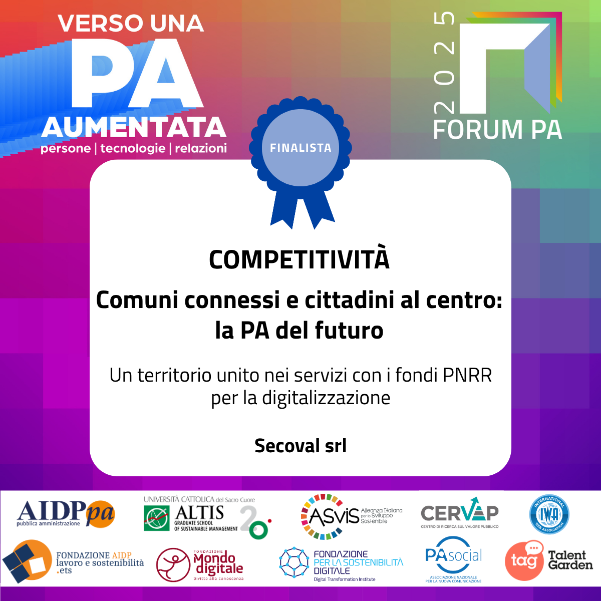 Comunit Montana Valle Sabbia e Secoval si confermano tra gli Innovatori dell\'Italia Pubblica